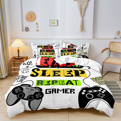 Cool Gamer Bedding Set | Video Game Controller Print
