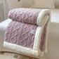 Plush Reversible Sherpa Blanket Throw