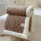 Plush Reversible Sherpa Blanket Throw