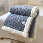 Plush Reversible Sherpa Blanket Throw