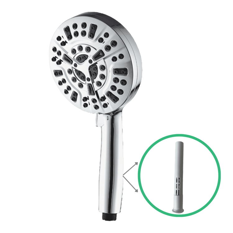 Advanced 10-Setting Shower Head Filter System - HappyKidMart