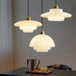 Elegant Glass Pendant Lighting with White Shade