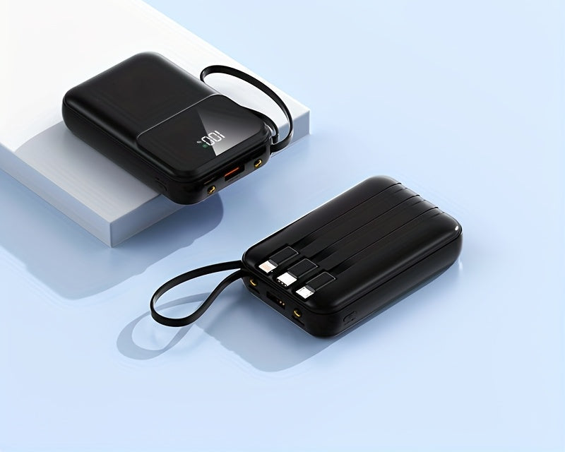 Portable Phone Charger 10000mAh with Cable