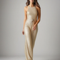 Glittering Party Jumpsuit | Halter Neck Style - HappyKidMart