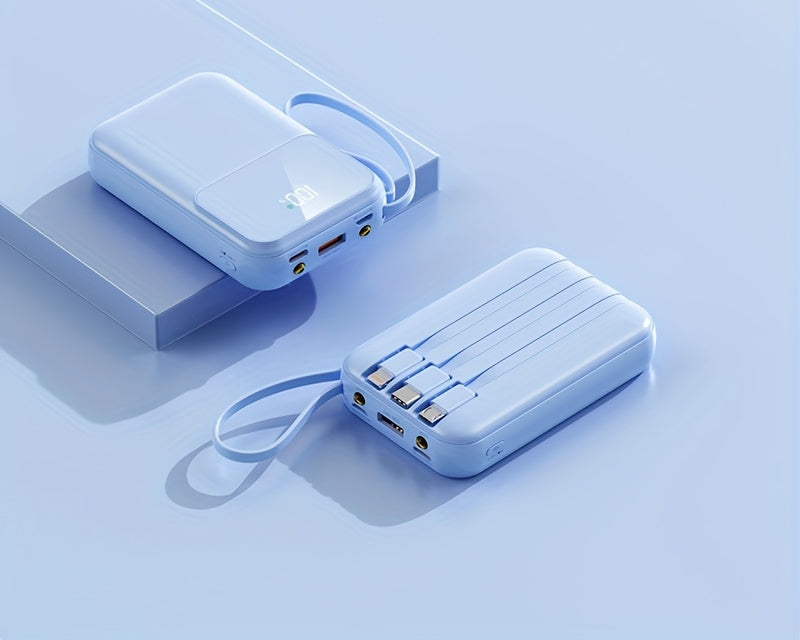 Portable Phone Charger 10000mAh with Cable