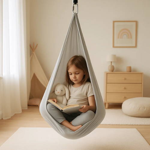 Calming Autism Swing Hammock for Kids Indoor Outdoor Use - HappyKidMart