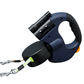 Durable Dual Dog Leash with LED Lights & Swivel Clips