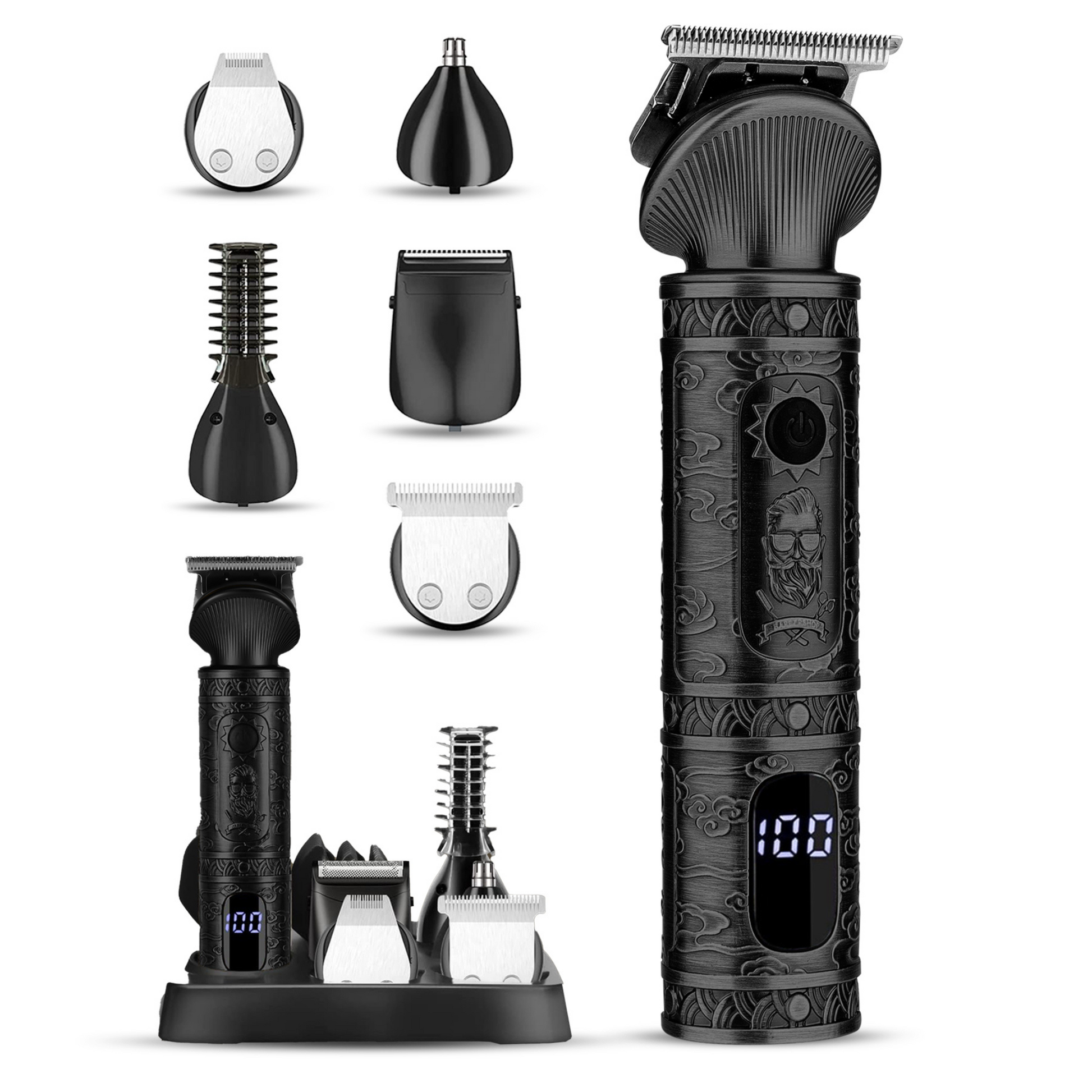 Premium 6-in-1 Electric Grooming Kit for Men - HappyKidMart
