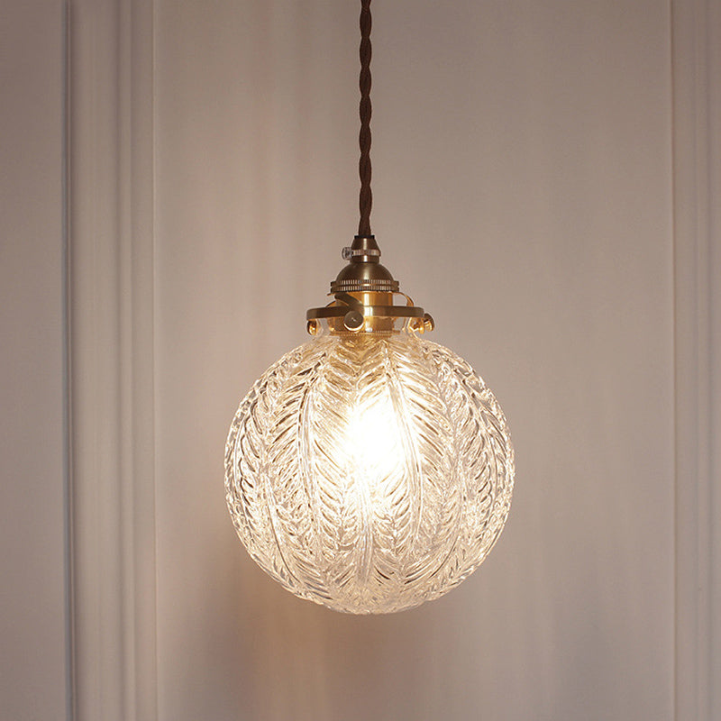Stunning Hanging Glass Ball Light