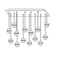 Luxurious Glass Drop Pendant Light
