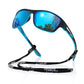 Men's Athletic Sunglasses | UV Protection Red Mirror Shades
