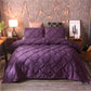 Stylish Pleated Duvet Cover Set | Geometric Bedding Set