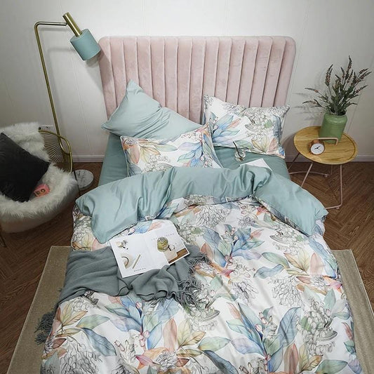 Soft Floral Cotton Bedding Set - HappyKidMart