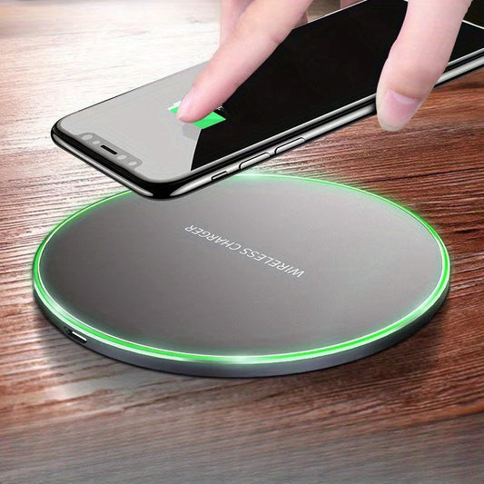 Quick 15W Wireless Charging Pad with LED Light - HappyKidMart