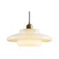 Vintage Pendant Lamp | Tiered Glass Drop Shade