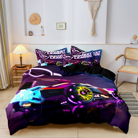 Fast Pace Gamer Bedding Set - HappyKidMart