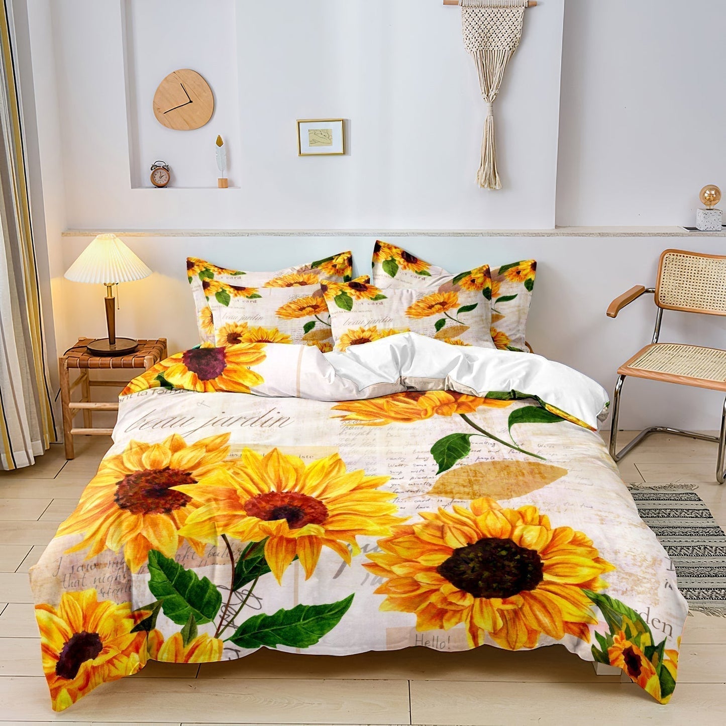 Bright Floral Bedding Set - HappyKidMart