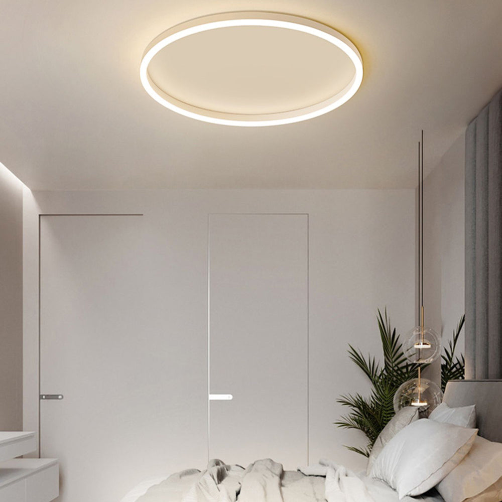 Sleek LED Ceiling Lamp | Simple Circular Style
