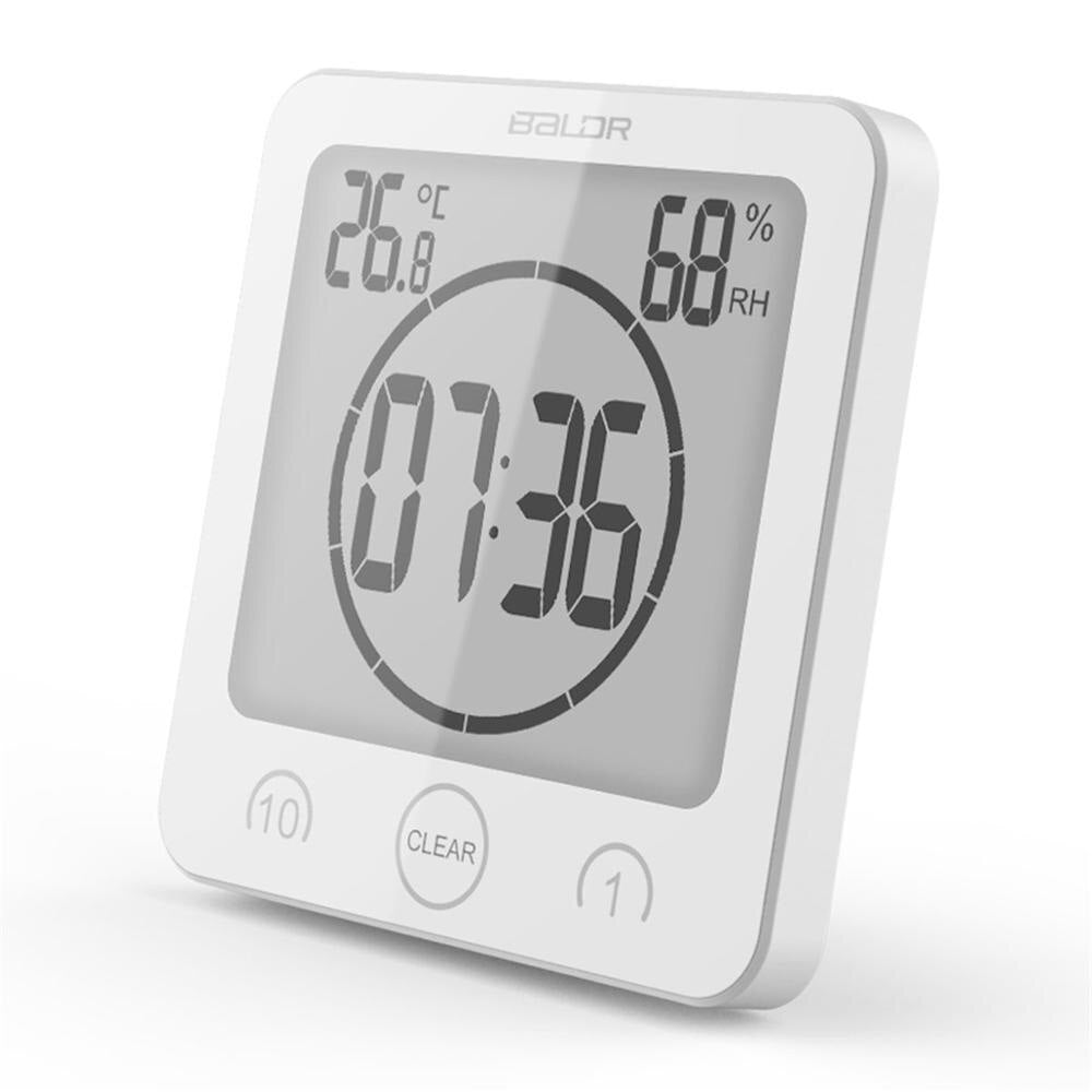Smart Bathroom Clock with LCD Temp and Humidity