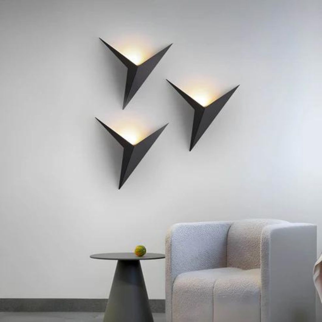 Stylish LED Triangle Wall Light - HappyKidMart