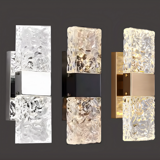 Elegant Glass LED Wall Sconce - HappyKidMart