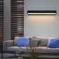 Contemporary Black Outdoor LED Wall Sconce