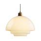 Vintage Pendant Lamp | Tiered Glass Drop Shade