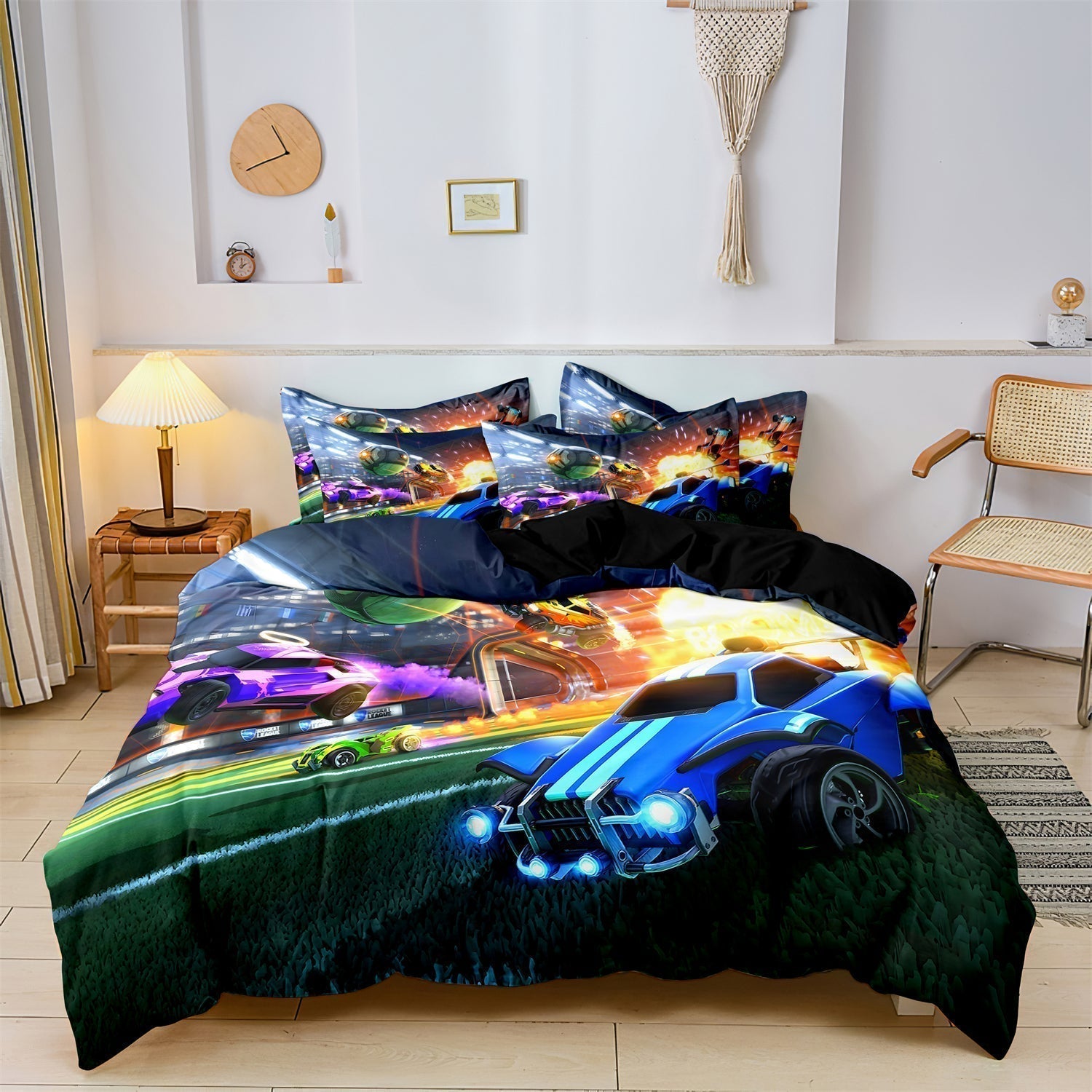 Fast Car Bed Sheet Set | Cool Racing Theme - HappyKidMart
