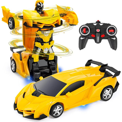 Fun 2 in 1 RC Transforming Car Toy for Boys - HappyKidMart