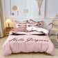Soft Cotton Bedding Set | Floral Eyelash Pattern - HappyKidMart