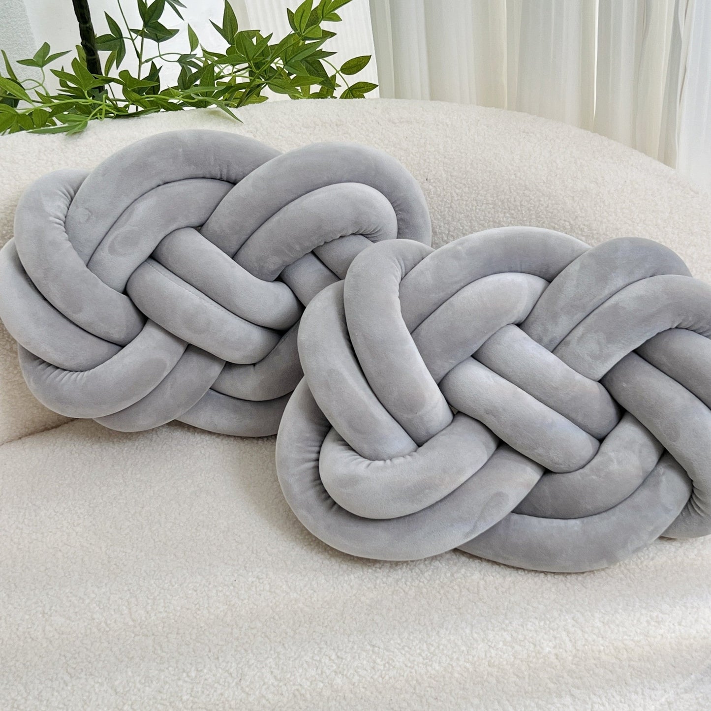 Soft Braided Throw Pillow
