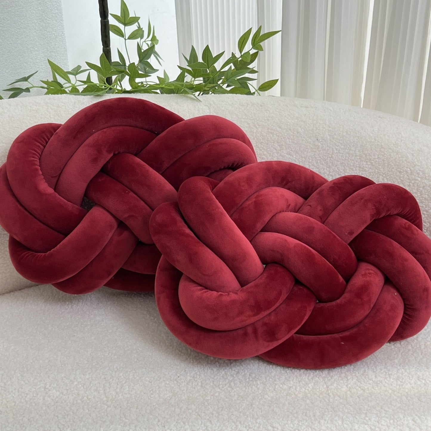 Soft Braided Throw Pillow