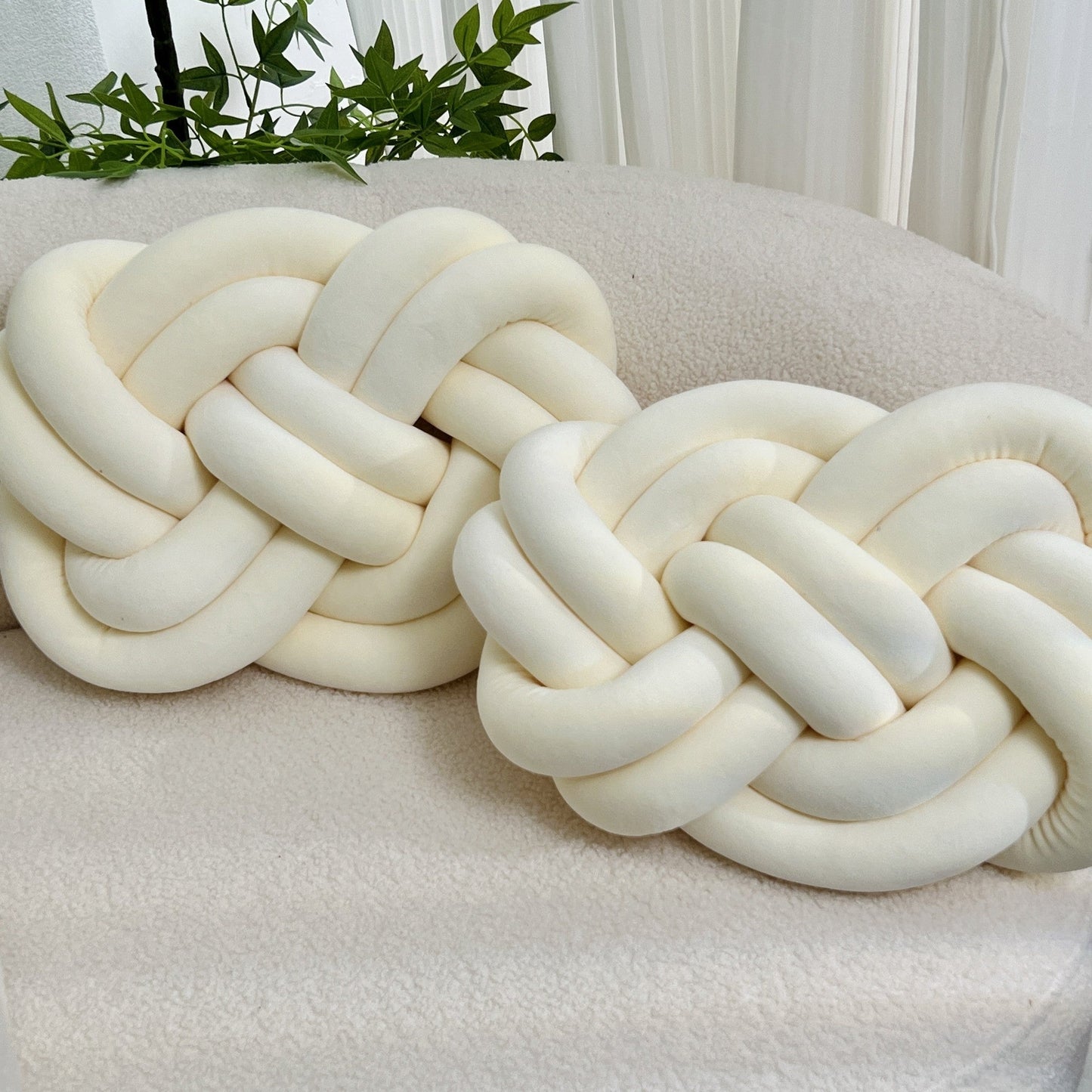 Soft Braided Throw Pillow