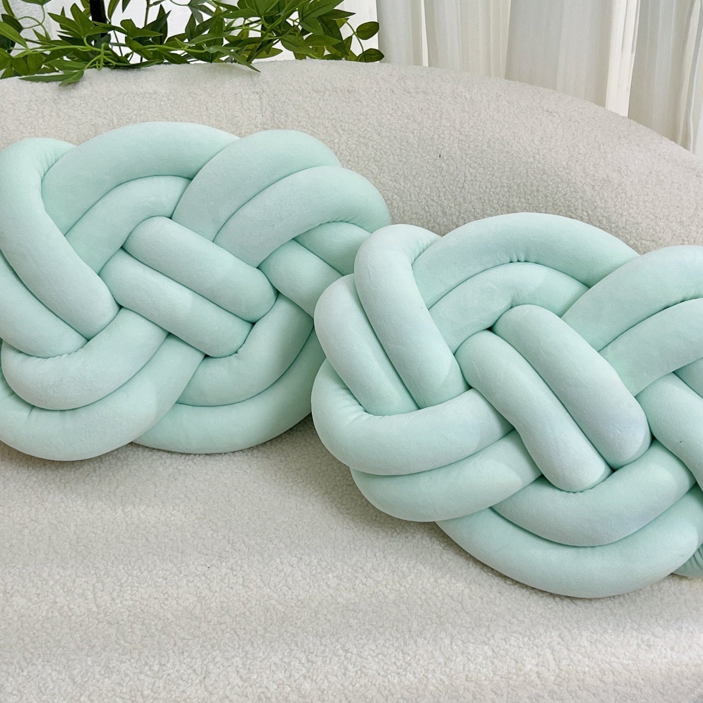 Soft Braided Throw Pillow