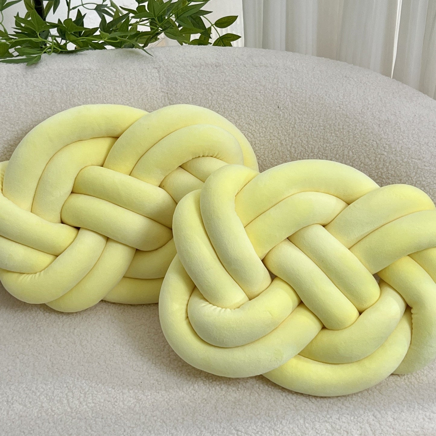 Soft Braided Throw Pillow