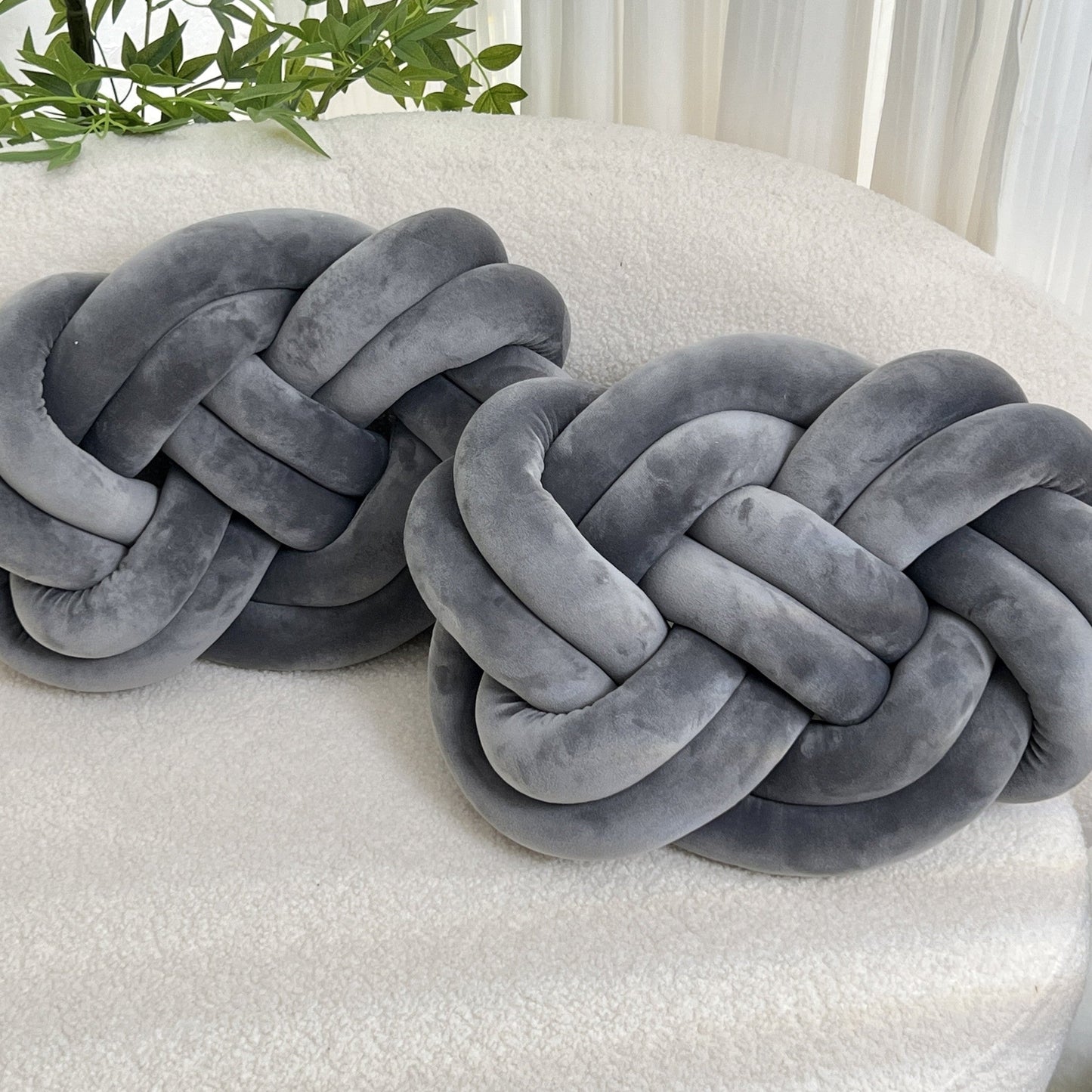 Soft Braided Throw Pillow