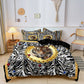Exotic Animal Print Bedding Set With Gold Details - HappyKidMart