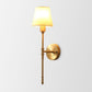 Contemporary Brass Bamboo Wall Light