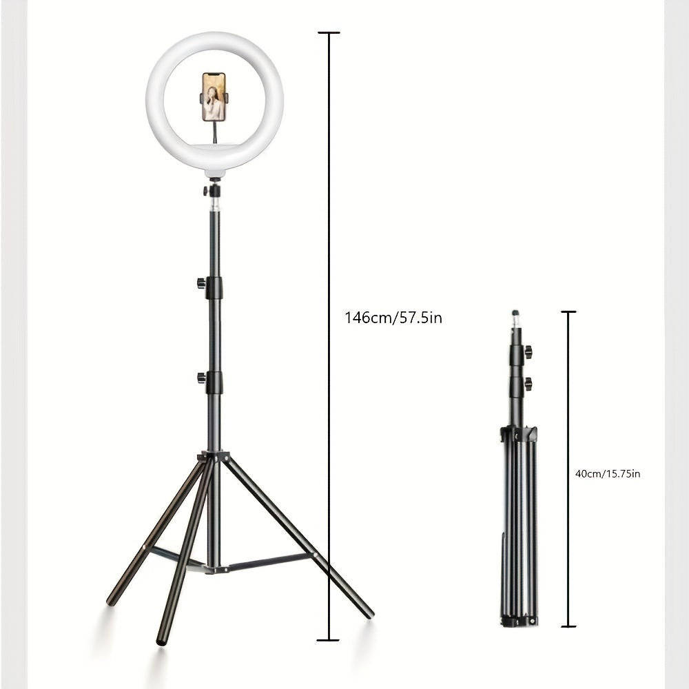 Bright LED Ring Light with Adjustable Height Stand - HappyKidMart
