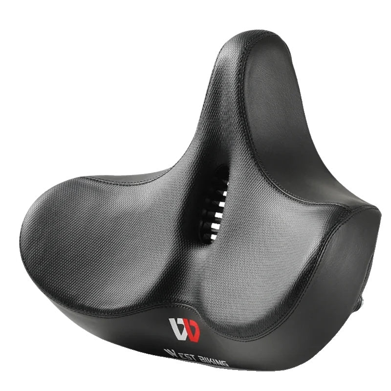 Comfortable Bike Seat Wide Padded Cycling Saddle - HappyKidMart