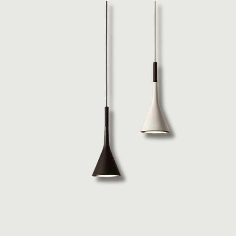 Simple Hanging Light | Sleek Cone Shape - HappyKidMart