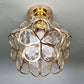 Beautiful Glass Pendant Light | Elegant Flower Shade