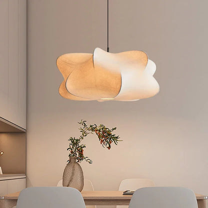 Elegant Silk Drop Pendant Lamp