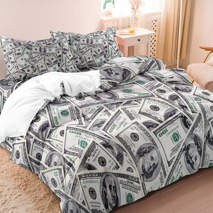 Fun Dollar Pattern Bed Sheets