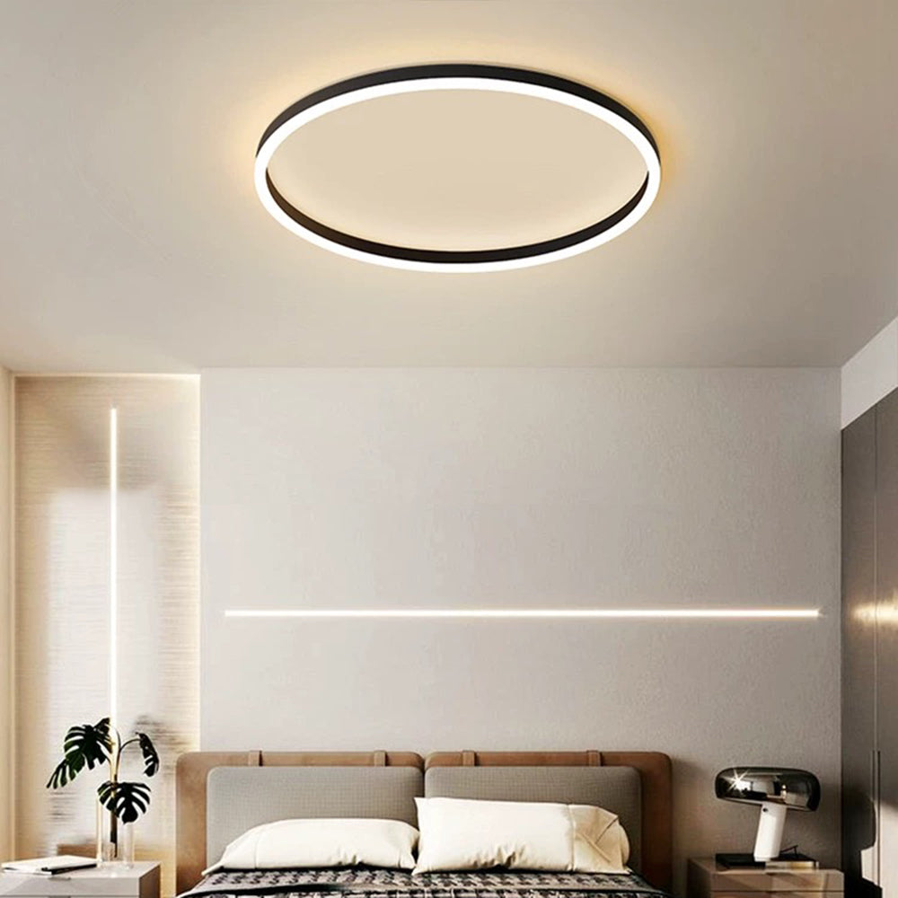 Sleek LED Ceiling Lamp | Simple Circular Style