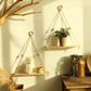Boho Chic Wooden Wall Shelf