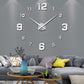 Stylish Wall Clock with 3D Number Display