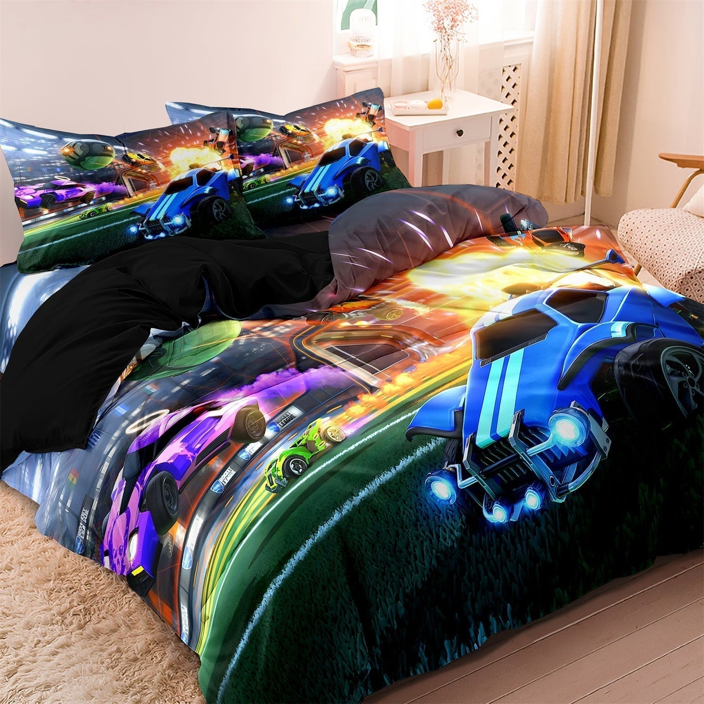 Fast Car Bed Sheet Set | Cool Racing Theme