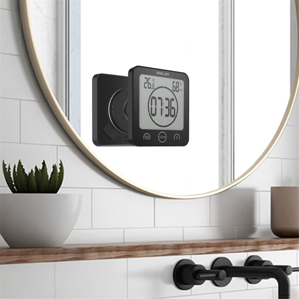 Smart Bathroom Clock with LCD Temp and Humidity