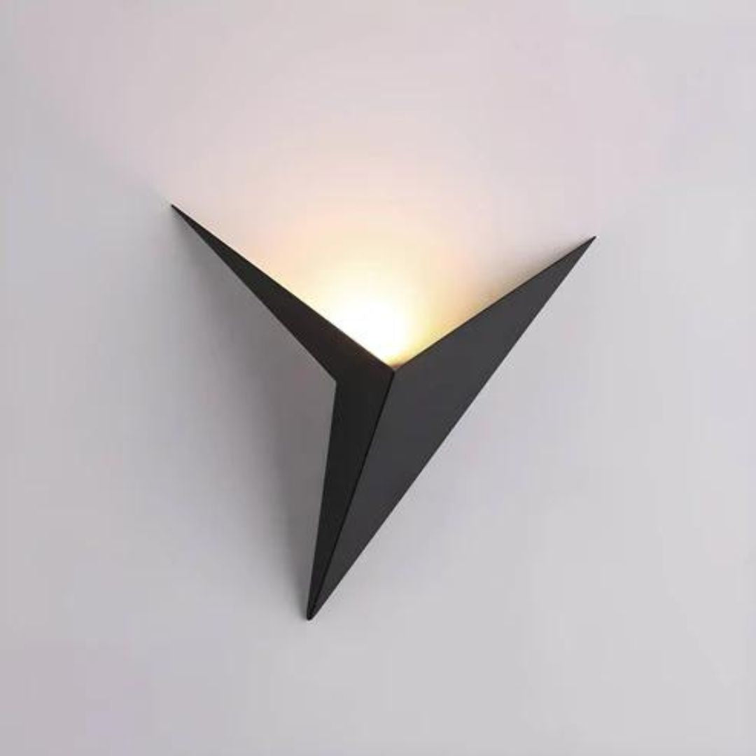 Stylish LED Triangle Wall Light
